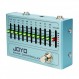 JOYO EQ 페달 10 밴드 이퀄라이저(31.25Hz-16kHz) 일렉트릭 기타 및 베이스용 4현/5현/6현/7현 기타(R-12) 포함