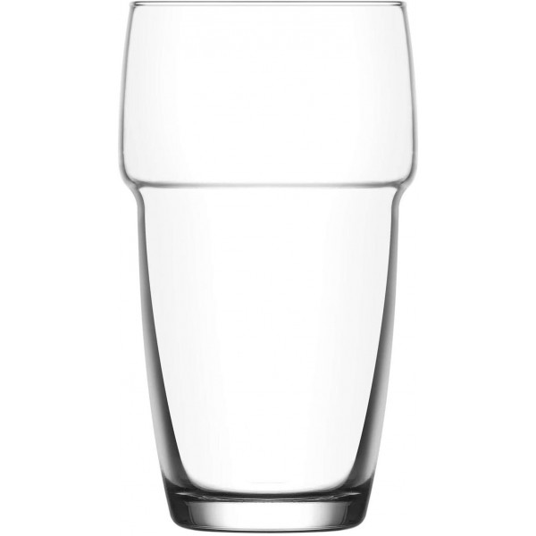 아르곤 식기 6x 340ml Apilado 스태킹 하이볼 글라스 - 모던 워터 주스 스피릿 글라스 드링크 하이볼 - 투명