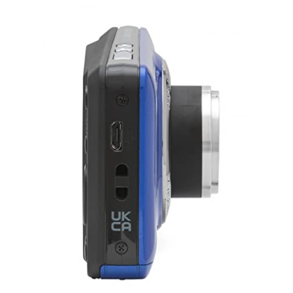 KODAK PIXPRO FZ55-BL 16MP 디지털 카메라 5배 광학 줌 28mm 광각 1080P 풀 HD 비디오 2.7인치 LCD 브이로그 카메라(블루)