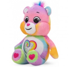 Care Bears Basic Fun 22489 Togetherness Bear, Glitter Bean Plush, 22cm 수집 가능한 귀여운 플러시 장난감, 어린이를 위한 부드러운 장난감 및 꼭 껴안고 싶은 장난감, 4세 이상의 소녀