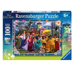 Ravensburger 디즈니 엔칸토 100 XXL 조각 직소 퍼즐 어린이용 세트 - 13342 - 모든 조각은 독특하고 조각이 완벽하게 맞습니다