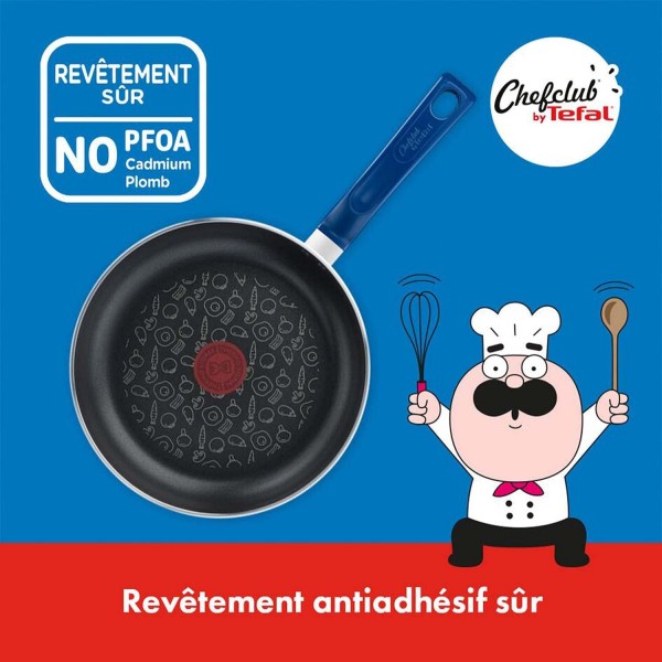 Chefclub by Tefal Food & The Gang 프라이팬 24cm, 5초, 500ml, 피자 트레이 34cm G805S304