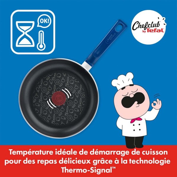 Chefclub by Tefal Food & The Gang 프라이팬 24cm, 5초, 500ml, 피자 트레이 34cm G805S304