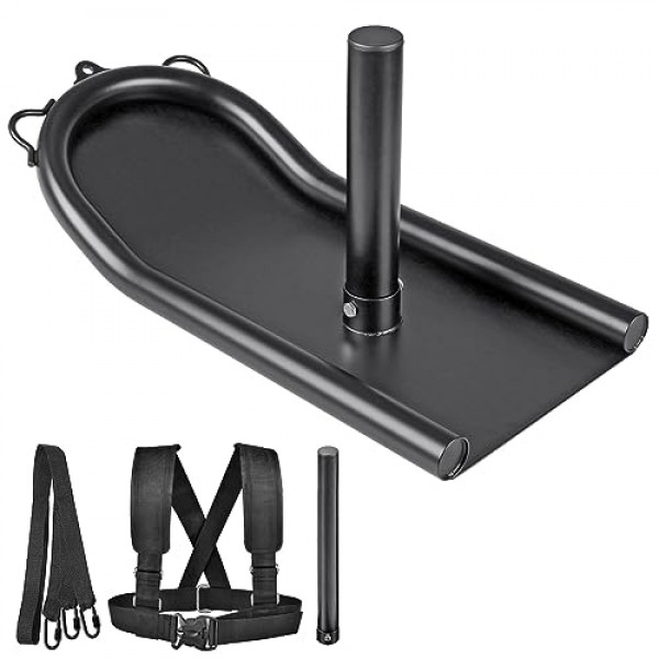 웨이트 썰매, 푸시풀 피트니스 썰매, 체력 단련용 썰매, 운동 운동용 스피드 트레이닝 썰매, 속도 향상, 1 및 2 웨이트 플레이트에 적합