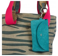 Fritzi aus Preussen 여성용 Izzy02 캔버스 0514 Zebra Wild Shopper, Zebra Wild