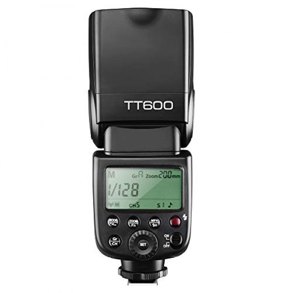Godox TT600 카메라 플래시 스피드라이트 마스터 슬레이브 끄기 GN60 내장 2.4G 무선 X 시스템 전송, Canon, Nikon, Pentax, Olympus, Fuji 및 표준 핫슈가 있는 기타 DSLR 카메라와 호환