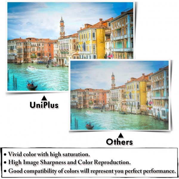 UniPlus 호환 잉크 카트리지 교체 T6641 T664 검정 70mL 염료 잉크 ET-2650 ET-2500 ET-2550 ET-2600 ET-3600 ET-4500 ET-4550 L350 L355 L555 L382,