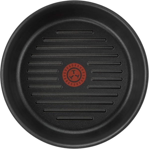 Tefal Ingenio Expertise L8564004 그릴 팬, 26cm, 인덕션, 논스틱 ​​코팅, 손잡이 별도 판매, 블랙