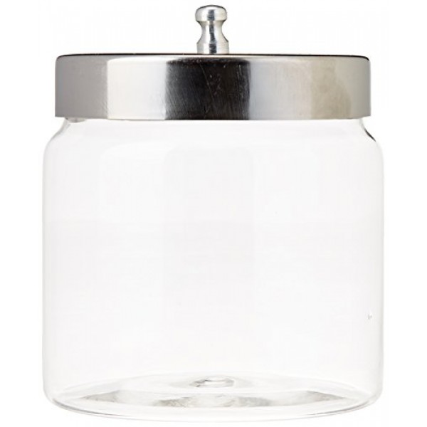 뚜껑이 있는 Grafco 유리 잡다한 병, 4 x 4