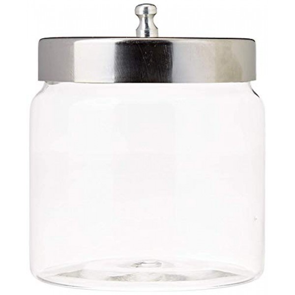 뚜껑이 있는 Grafco 유리 잡다한 병, 4 x 4