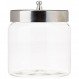뚜껑이 있는 Grafco 유리 잡다한 병, 4 x 4", 의료용 드레싱 보관함(6개)