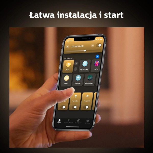 Philips Hue White Amb. Milliskin 매입형 스포트라이트 3-플레임 알루미늄 3x350lm