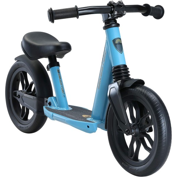 BIKESTAR 풀 서스펜션 알루미늄 어린이용 균형 자전거 2-3세 소년 및 소녀용 | 10인치 학습자용 자전거 완전 | 위험 부담 없이 시도 | 블루 풀 서스펜션 - 블루