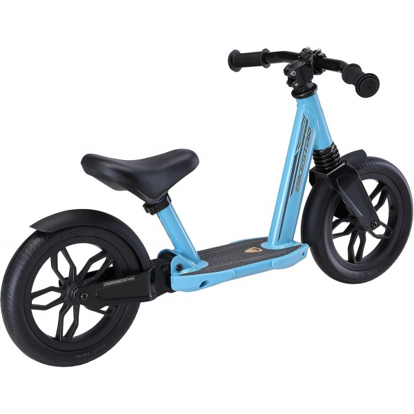 BIKESTAR 풀 서스펜션 알루미늄 어린이용 균형 자전거 2-3세 소년 및 소녀용 | 10인치 학습자용 자전거 완전 | 위험 부담 없이 시도 | 블루 풀 서스펜션 - 블루