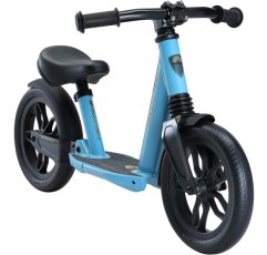 BIKESTAR 풀 서스펜션 알루미늄 어린이용 균형 자전거 2-3세 소년 및 소녀용 | 10인치 학습자용 자전거 완전 | 위험 부담 없이 시도 | 블루 풀 서스펜션 - 블루