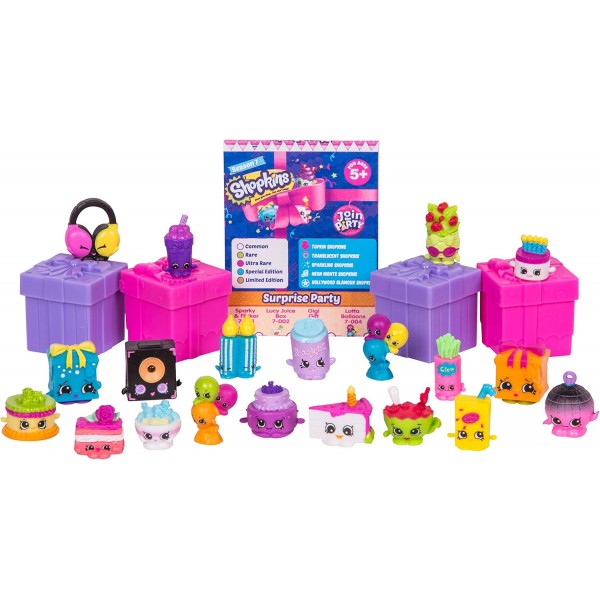 Shopkins Shopkins - HPK76 - SK7 Party - 메가 팩 - 20 4 선물 상자 - 모델 랜덤