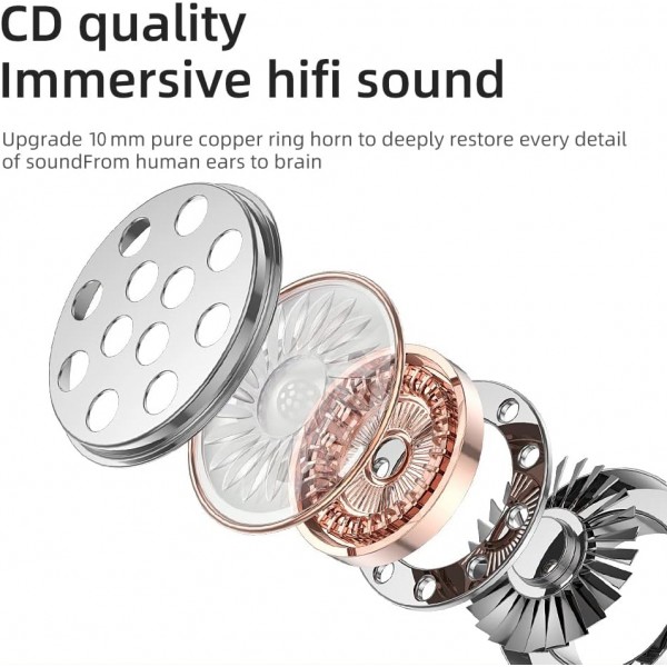 Hsility 블루투스 헤드폰 EDR LED 디스플레이 아이폰 안드로이드 스포츠 야외 실행을위한 휴대용 충전 케이스와 스테레오 사운드 블루투스 헤드폰