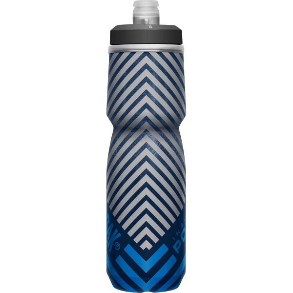 CAMELBAK Podium® Chill Insulated Outdoor Bottle 710ml/24oz, 네이비 스트라이프 네이비 스트라이프 680g