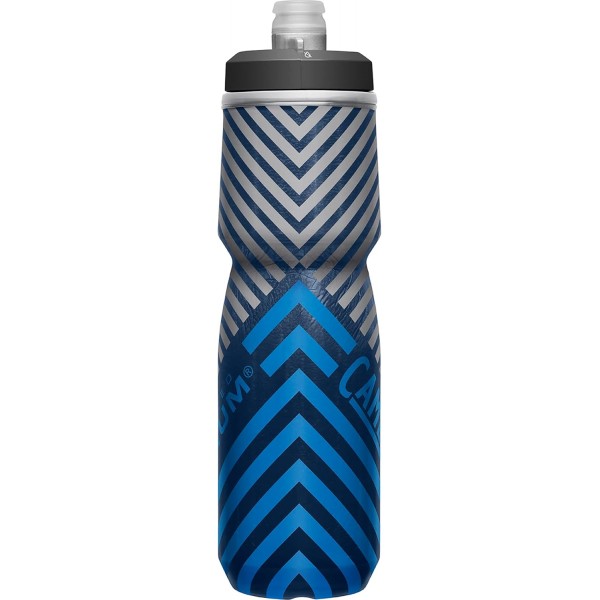 CAMELBAK Podium® Chill Insulated Outdoor Bottle 710ml/24oz, 네이비 스트라이프 네이비 스트라이프 680g