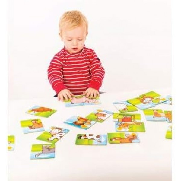 Orchard Toys La Fattoria da Capo a Piedi - 18개월 이상 어린이를 위한 짝짓기와 기억력 교육 게임(이탈리아어판)