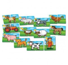 Orchard Toys La Fattoria da Capo a Piedi - 18개월 이상 어린이를 위한 짝짓기와 기억력 교육 게임(이탈리아어판)
