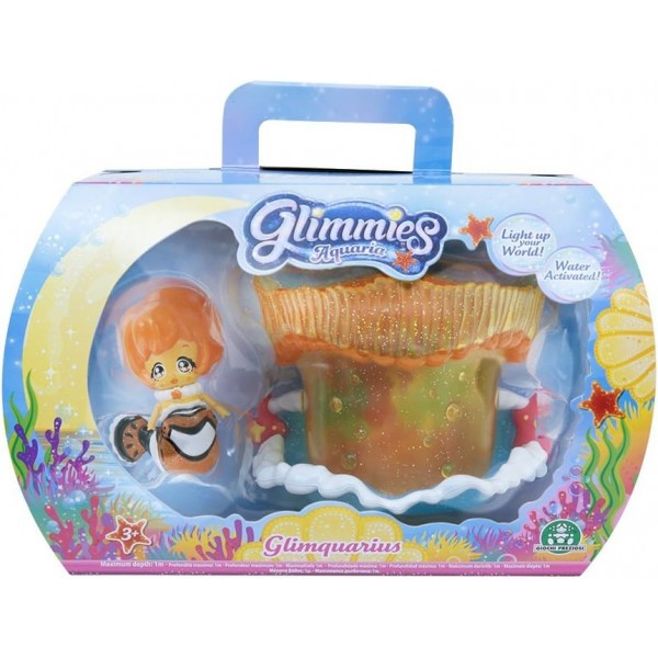 Glimmies 70040411 Aquaria Glimquarius with Fairy Anemone Molly Playset