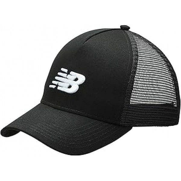 New Balance 남성 및 여성 남녀공용 트럭 운전사 모자, 라이프스타일 및 패션 의류, 프리 사이즈