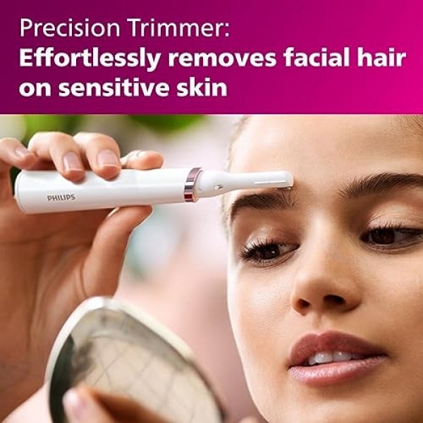 필립스 뷰티 여성용 비키니 트리머 및 프리시전 트리머 스페셜 에디션 번들(BRT387/90)