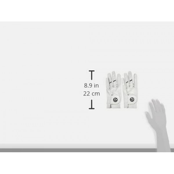 TaylorMade 남성용 스트라투스 테크 골프 장갑(2개 팩)