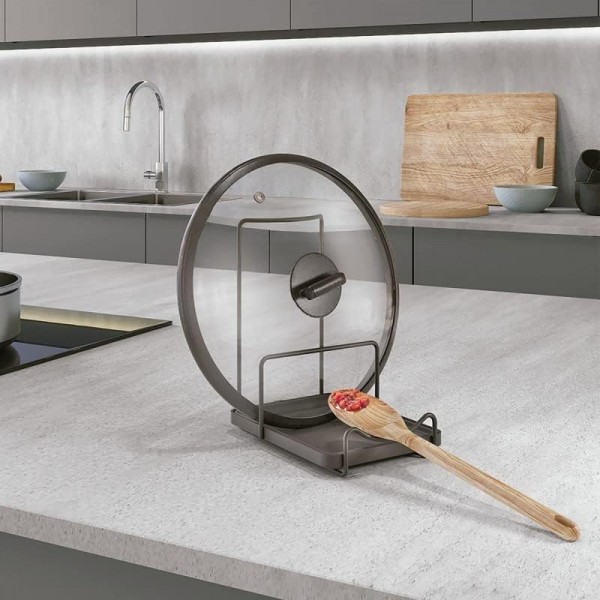 Metaltex 352908000 주방 홀더, 스틸, 블랙
