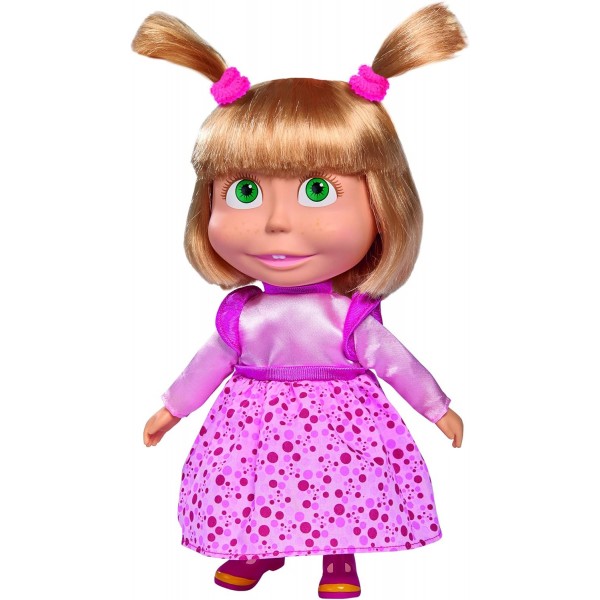 심바 - 멜로디가 있는 마샤 인형, 옷 2벌 포함, 30 cm, 3세, 109301082