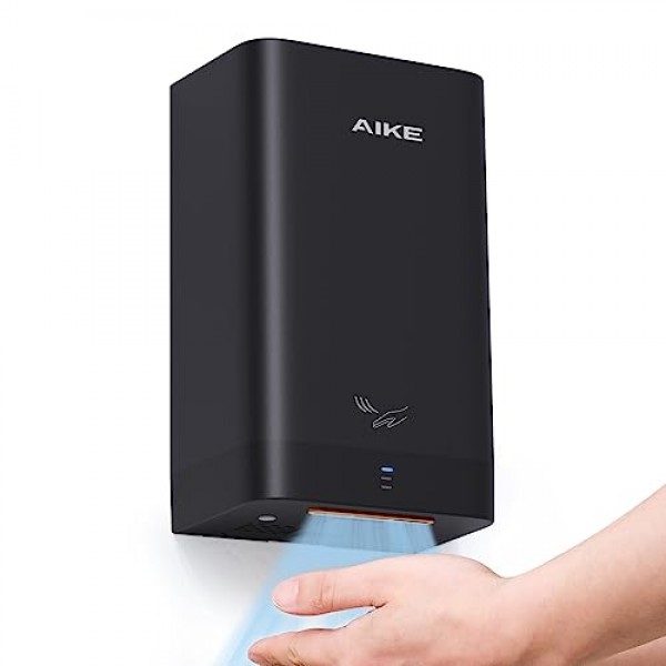 AIKE AK2822 ABS 핸드 드라이어, 에너지 절약형 전기 고속 핸드 드라이어, 주방, 욕실 및 화장실용 자동 핸드 드라이어