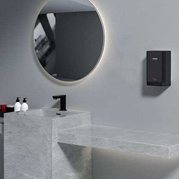 AIKE AK2822 ABS 핸드 드라이어, 에너지 절약형 전기 고속 핸드 드라이어, 주방, 욕실 및 화장실용 자동 핸드 드라이어