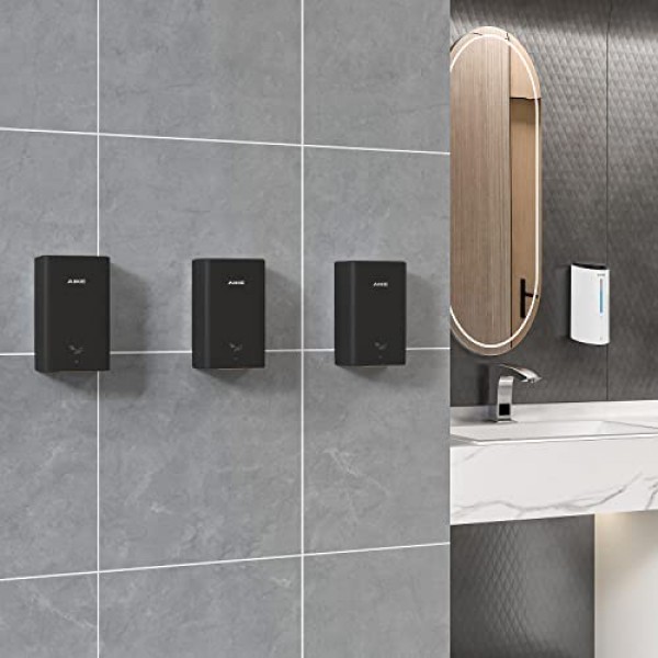 AIKE AK2822 ABS 핸드 드라이어, 에너지 절약형 전기 고속 핸드 드라이어, 주방, 욕실 및 화장실용 자동 핸드 드라이어