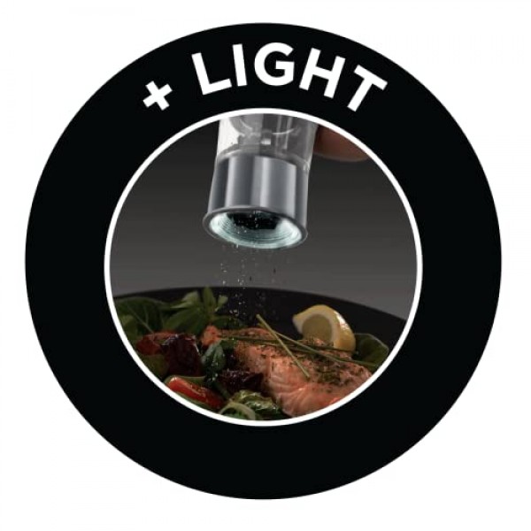 Russell Hobbs 배터리 구동 소금 및 후추 그라인더 23460-56 - 스테인리스 스틸 및 은