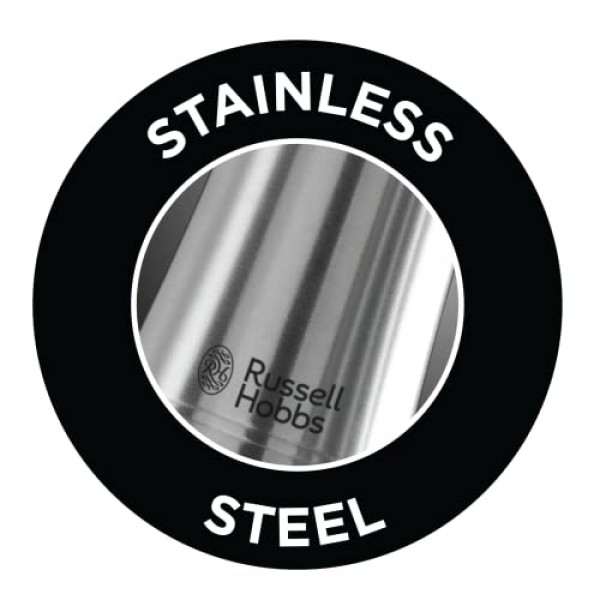 Russell Hobbs 배터리 구동 소금 및 후추 그라인더 23460-56 - 스테인리스 스틸 및 은