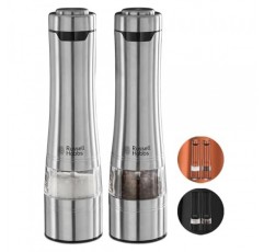 Russell Hobbs 배터리 구동 소금 및 후추 그라인더 23460-56 - 스테인리스 스틸 및 은