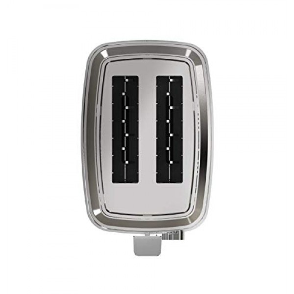 GE 스테인레스 스틸 토스터 | 2 슬라이스 | 베이글, 빵, 와플 등을 구울 수 있는 매우 넓은 슬롯 | 온 가족이 즐길 수 있는 7가지 색상 옵션 | 조리대 주방 필수품 | 850와트