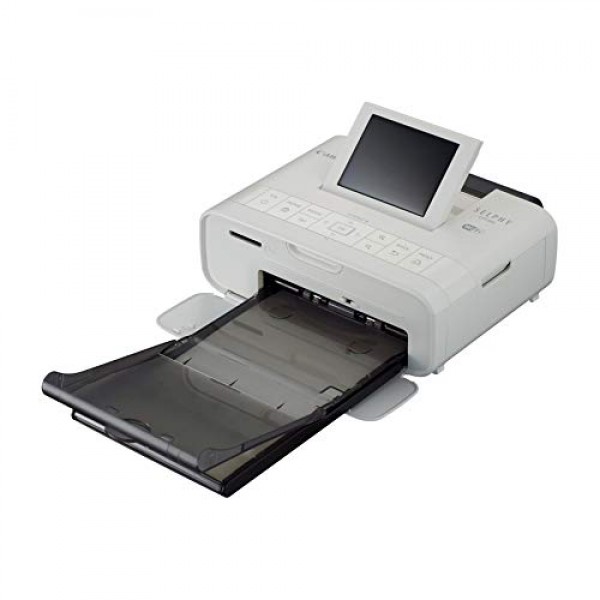 AirPrint 및 Mopria 장치 인쇄 기능을 갖춘 Canon Selphy CP1300 무선 컴팩트 포토 프린터, 흰색