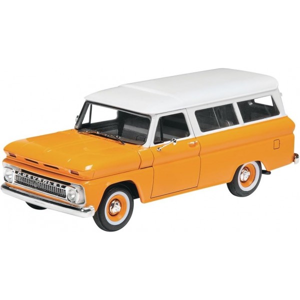 Revell 14409 '66 Chevy Suburban Chevrolet 상세 모델 키트 자동차 키트 1:25 멀티컬러 원 사이즈