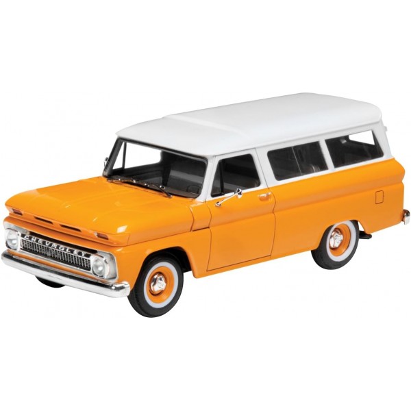 Revell 14409 '66 Chevy Suburban Chevrolet 상세 모델 키트 자동차 키트 1:25 멀티컬러 원 사이즈