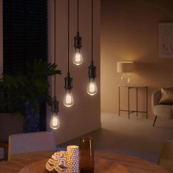 Philips Hue Bluetooth 화이트 앰비언스 LED E27 ST58 4,3W 550lm 잉크 다리