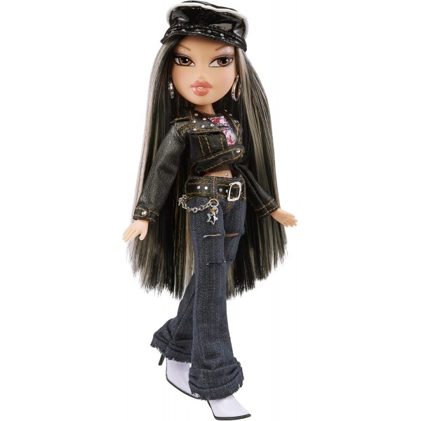 Bratz 577805EUC Rock Angelz 20 Yearz 스페셜 에디션 패션 인형 제이드 기타, 의상, 액세서리, 포스터 등이 포함되어 있습니다. 팬이 가장 좋아하는 재발매 수집가 및 어린이 7세