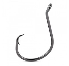 UCEC 서클 후크 바닷물 낚시 후크 2X 강력한 오프셋 포인트 메기 후크, 고탄소강 문어 후크 피쉬 후크 키트 담수, 40PCS, 크기: 1/0 3/0 4/0 5/0 6/0 7/0 8/0