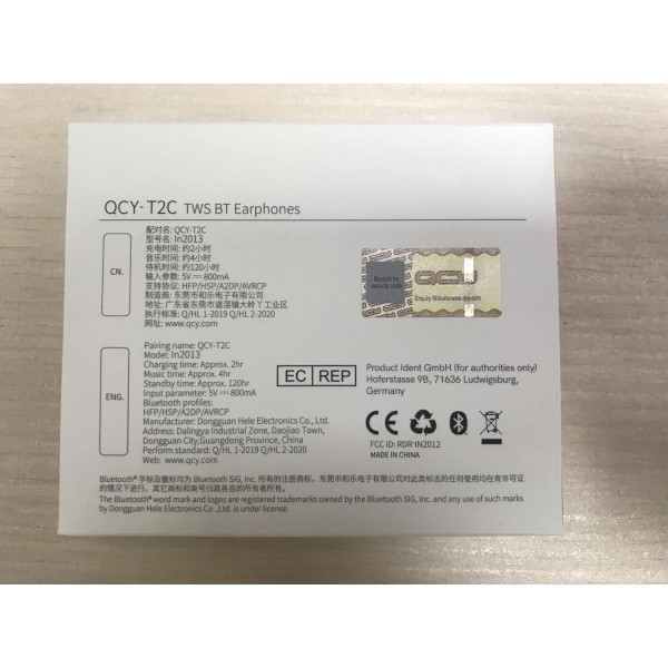 HOMSCAM 블루투스 헤드폰 블루투스 5.0 무선 무선 핸즈프리 충전기 마이크 경량 HiFi 이어폰 for iPhone Huawei Xiaomi Samsung iPad