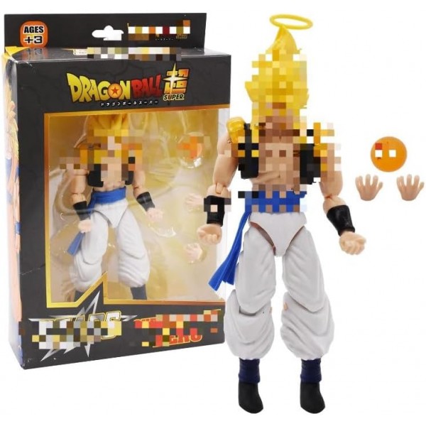 애니메이션 피규어, 17CM Super Saiyan Gogeta, Anime Super Gogeta 액션 피규어 관절 애니메이션 피규어 Dragon Stars 애니메이션 피규어 Anime Gifts And Anime Merch