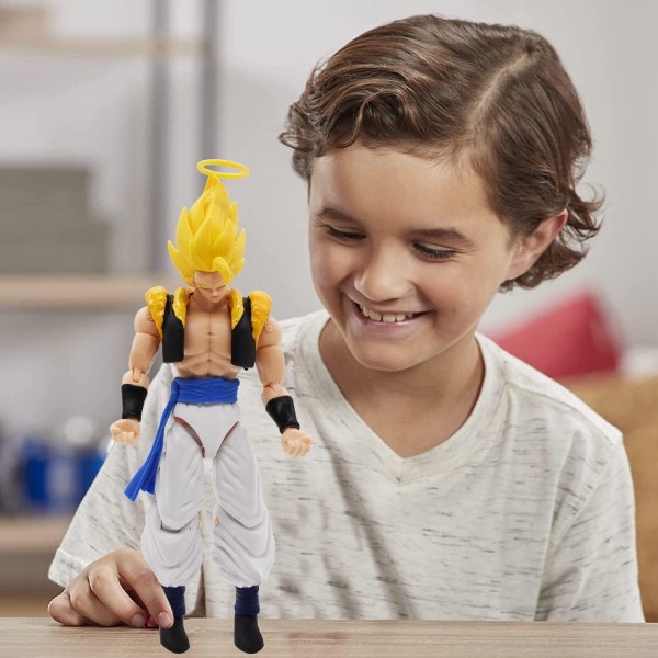 애니메이션 피규어, 17CM Super Saiyan Gogeta, Anime Super Gogeta 액션 피규어 관절 애니메이션 피규어 Dragon Stars 애니메이션 피규어 Anime Gifts And Anime Merch