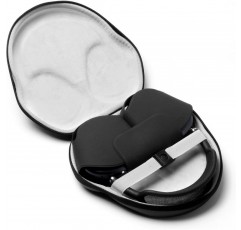 SHEAWA EVA 여행용 휴대용 케이스 Airpods Max 헤드셋 휴대용 헤드폰 방수 보관 가방 보호용 핸드백(실버)