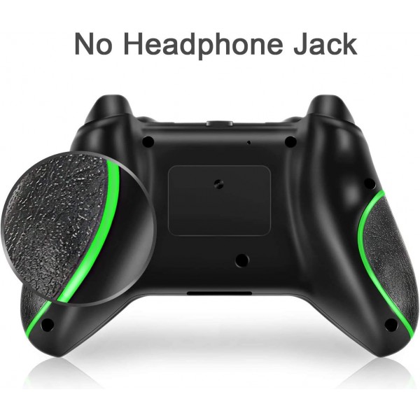 Xbox One 컨트롤러와 호환되는 VOYEE 무선 컨트롤러, Xbox One /S /X /Elite /PC Windows 10과 호환되는 업그레이드된 컨트롤러 - Schwarz