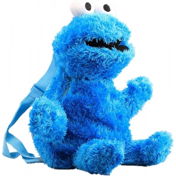 HIND 플러시 배낭 참깨 Stret 학교 가방 만화 엘모 쿠키 몬스터 빅 버드 박제 배낭 46cm 18inch